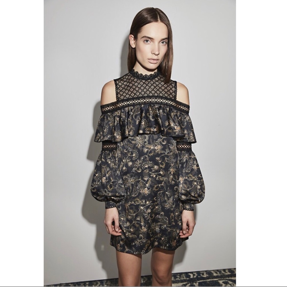 Amur Printed Minnie Dress 0